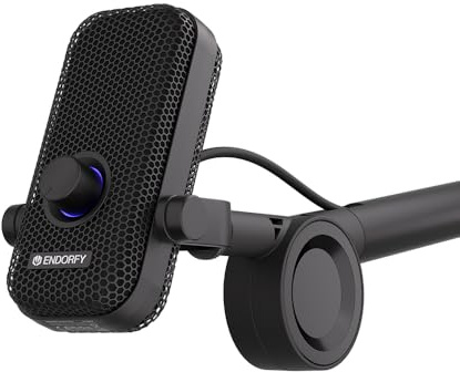 ENDORFY Solum Voice USB C RGB Mikrofon für Streaming und Podcasts, Nierencharakteristik, Verstellbarer Mikrofonarm, Kopfhörer Monitoring, GAIN, Mute, Plug & Play, PC PS5