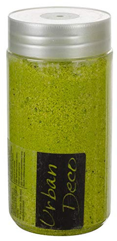 URBNLIVING Grava decorativa de 1 kg para acuario de arena fina y artesanía, color verde manzana
