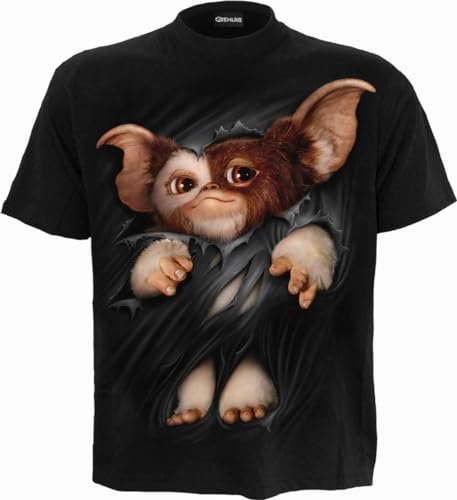 WB Studio - Gremlins - Gizmo - Front Print T-Shirt Black - M