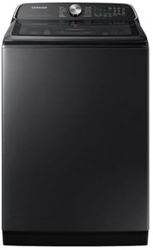 Samsung 5.4 Cu. Ft. Smart Top Load Washer with Active Wave Agitator in Brushed Black