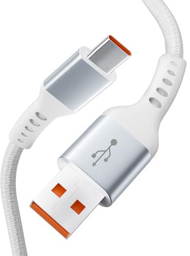 ziwodiv Cavo USB Type-C 1.8M, 120W Turbo Charge Cavo Ricarica Rapida per Xiaomi 14 13 Lite/13/13 Pro/13T 12T/12/11T 10T, Redmi Note 12 Pro/11 Pro/11/10 9 Pro 11S 10S/12, Poco F5 F4/X4 Pro 5G/M5/X5 M5S