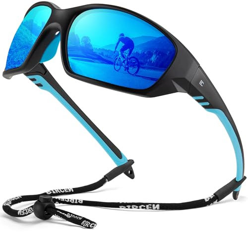 Bircenpro Sonnenbrille Für Herren Polarisiert: Damen UV-Schutzbrille für Angeln, Fahren, Radfahren, Laufen