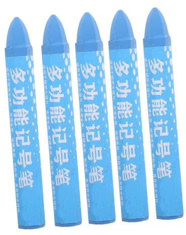 PERSELOSO 5 Pièces Crayons de Marquage pour Pneus Stylos Multi Fonctionnels pour Entretien de Voiture et Marquage Équipements Industriels Faciles à Utiliser