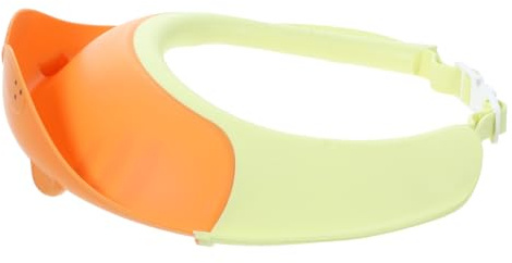 Supvox Duschhaube Für Junge Mädchen Kunststoff Haare Waschen Abnehmbar Verstellbarer Riemen Schutz Für Ohren Und Augen Duschmütze Für Kleinkinder