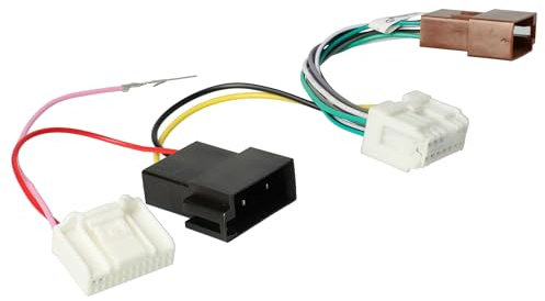 vhbw ISO adapterkabel bilradio lämplig för Dacia Sandero II från 11/2012