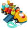 Battat Nachziehspielzeug und Steckspiel Bus mit 9 bunten Figuren und Tieren – Lernspielzeug, Motorikspielzeug – Baby Spielzeug für Kinder ab 18 Monate