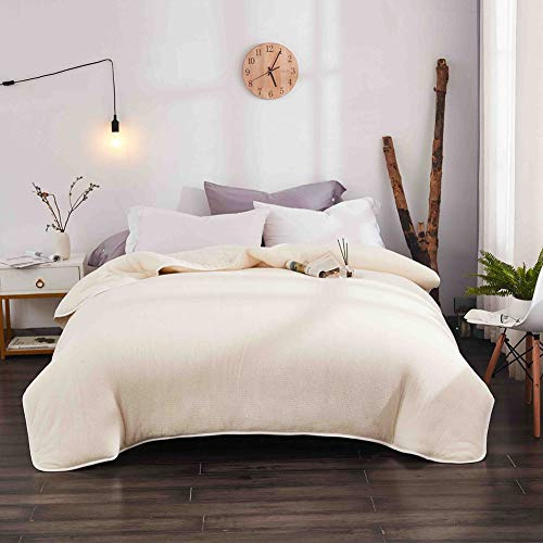 LZQpearl Couette d'hiver Chaude, 100% Coton des Highlands, Noyau De Couette épaissi, Super Confortable Et Doux (90x200cm 1kg)
