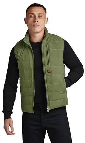 G-STAR Para Hombre Chaleco Foundation Liner, Verde (sage D24277-D518-724), XS