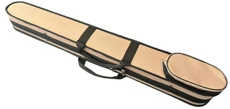 rockible Étui pour Archet de Contrebasse Haut de Gamme pour Les Concerts et Les Voyages, Café