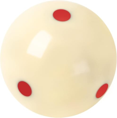 Sinsilvie 2 eller 3,8 snooker köboll, biljard vit köboll UK poolstorlek, vita poolbollar (50,8 mm))