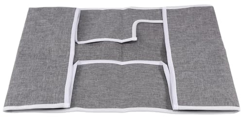 Cpolebev Cover Orizzontale Stile Semplice per Console di Gioco Proteggi Copertura Antipolvere per Giochi Accessori da Gioco,Grigio