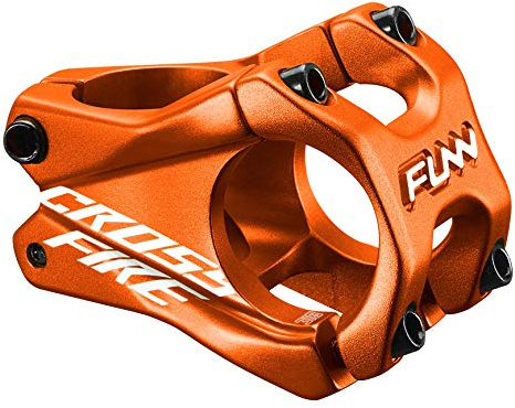 Funn Crossfire Potencia para Bicicleta de Montaña con Abrazadera de Manillar de 31.8mm - Potencia de Bicicleta de Aleación Duradera y Ligera para Bicicleta de Montaña, Longitud de 35mm (Naranja)