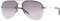 SAINT LAURENT Unisex Classic 11 M-005 59 META Sunglasses, Silver-Silver-Grey