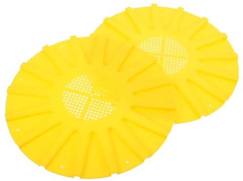 Kisangel 2stücke Tür Ausgangsscheibe Kunststoff Bienenstöcke Runder Eingangstor Bienenzucht Imkerei Werkzeug Praktische Fluchtschale