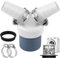 Abfluss Waschmaschine Doppelanschluss, 1 1/4mm Waschmaschine Abfluss Adapter, Y-Förmig Waschmaschinenanschluss, Waschmaschinen Anschluss Abfluss mit Eingangsstutzen von 18-24mm und Abgang 40mm