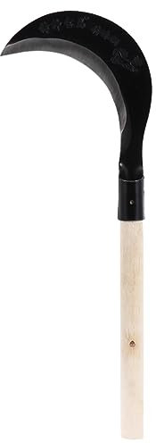 FONDOTIN Gartengrasmesser Aus Manganstahl Langer Griff Für Handbedienung Präzises Rasenmähen Und Unkrautentfernen Robustes Gartenwerkzeug Für Effizientes Jäten