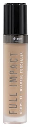 BPerfect Full Impact Concealer – Full-Coverage Soft-Matte Formula Infused with Niacinamide & Glycerin – Shade MD2 (Medium-Deep Neutral Pink Undertone), 11 ml