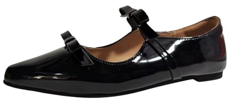 Ballerina, colore nero, ballerina, da donna, per costume tradizionale, scarpe da ballo, scarpe da ballerina, scarpe da ballerina, scarpe da ballerina, scarpe da ballerina, colore nero, 40