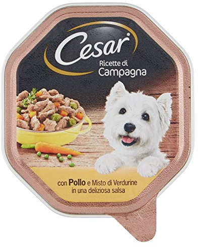 Cesar Huhn und gemischtes Gemüse - 12 Stück von 150 g [1800 g]