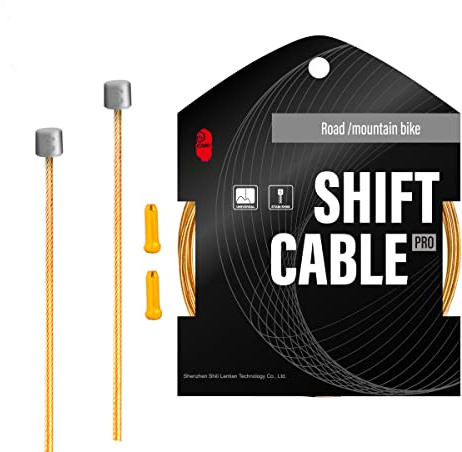 Chooee Bicycle Pro El Cable de Cambio es Adecuado para el Shimano/SRAM 2x2500mm Cable de desviador de molienda de Alta precisión Universal
