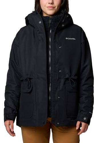 Columbia Women's Drop Ridge II Interchange Jacket, Black, Small