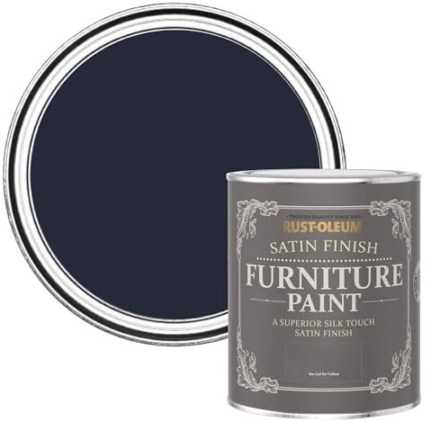 Rust-Oleum Peinture Bleu Marine pour Meubles, Finition Satinée - Odyssée 750ml