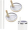 2 Pack Leakproof Flip Straw Lids for 40oz Tumbler, No Spill Replacement Cup Lids, Cream White, Dishwasher Safe and Durable Travel Mug Accessories
