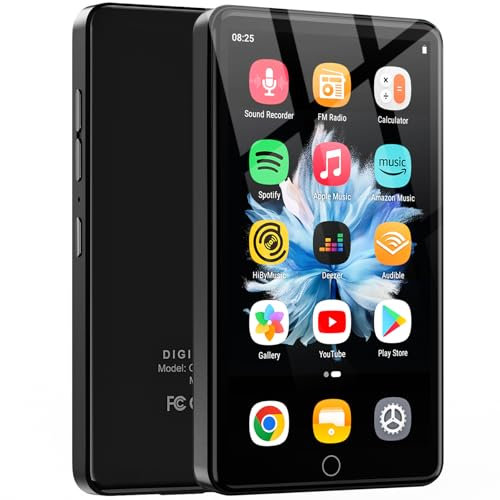 144GB MP3 Player with WiFi & Bluetooth, 4.02” IPS HD Touch Screen, MP4 Player with Speakers, Music Player for Kids, Android Music Player Preloaded with Spotify, Deezer, Play Store