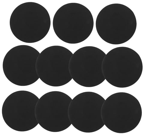 OSALADI 10 Pezzi Pad Isolanti in Schiuma EVA Vibrazione Assorbitori Acustici Rotondi per Riduzione Rumore Ventilatori da Tavolo e Camera
