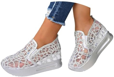 Baskets traditionnelles pour femme - Élégantes et confortables - Légères - Pour la fête de la bière - Pour chaussures de mariage - Chaussures en tissu