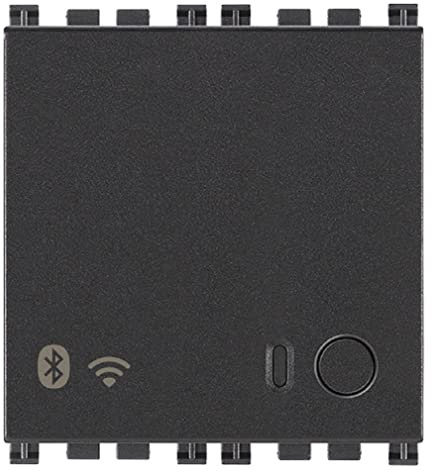 Vimar 19597 Arké Gateway connesso IoT Bluetooth Wi-Fi per integrazione, configurazione, supervisione di VIEW Wireless, mediante Cloud e App, 2 moduli