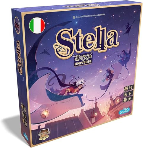 Asmodee - Stern: Dixit Universe, Brettspiel der Fantasie und Fantasie, 3-6 Spieler, 8+ Jahre - Italienische Sprache