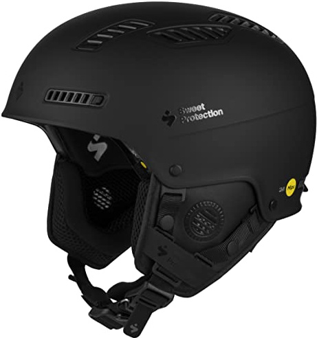 Sweet Protection Igniter 2Vi MIPS Ski Helmet - Lightweight, Highly Ventilated Hard Shell Adjustable Snowboarding Helmet, Dirt Black, Medium/Large