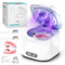 Nettoyeur Ultrasons, 49000Hz Bac Ultrason, 340mL Nettoyeur Ultrasonique Dentaire avec Lampe UV, 4 modes avec minuteur numérique, Ultrasonic cleaner Pour Gouttière Dentaire, Prothèses Dentaires, Bijoux