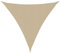 vidaXL Sonnensegel Dreieckig 5x5x5m Beige Garten Sonnenschutz Beschattung