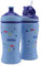 Nuby - 2er Pack auslaufsichere Trinkflaschen - Flip-it Trinkhalmflasche 360ml + Pop-up Trinkflasche Trinklernbecher für Kinder - BPA-FREI - Blau - Trinkbecher 12+ Monate & 18+ Monate