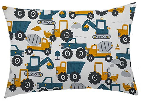 Aisawate Toddler Pillow with Pillowcase - 13X18 Soft Cotton Baby Kids Pillows for Sleeping - Washable and Hypoallergenic - Toddler Bedding Small Pillow - Baby Pillow for Cot Bed & Travel