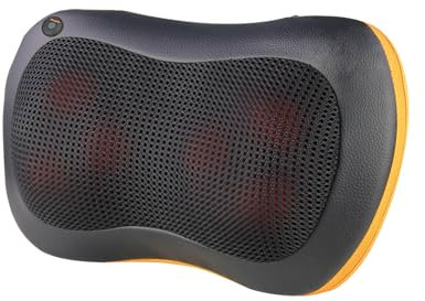 Belena Shiatsyou Massagekissen - Druckmassage mit 6 Shiatsu-Massageköpfen inkl. Licht und Wärmefunktion -Massage