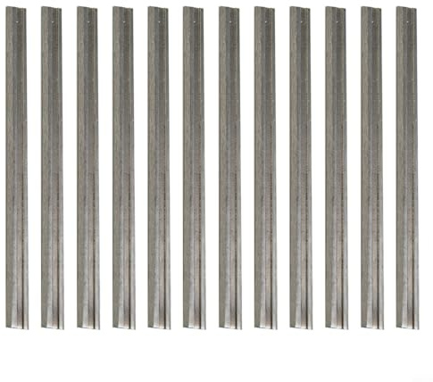 Juego de 12 cuchillas de repuesto para cepilladora eléctrica de carburo de tungsteno, perfectas para proyectos de madera