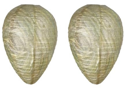 Lonrtesw Deterrente per Vespe per Nidi di Vespe da 2 Pezzi per Appendere All'Aperto, Casa e Giardino A