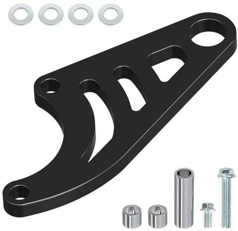 FACAIIO Kit Staffa Freno Idraulico per Bici per Coleman CT100U 98cc 3.0HP Powersport, per Nero