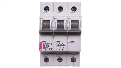 Leitungsschutzschalter 3P B 10A 6kA AC ETIMAT 6 002115514 eti-polam 3838895258742