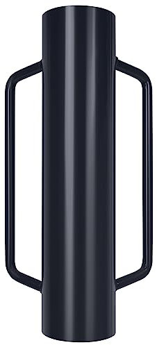 TRMLBE Apisonador de postes para postes de hasta Ø130 mm Hinca postes para cercas manual con asas Accionamiento preciso Atornillador de postes para cercas, cercas de pasto, jardinería