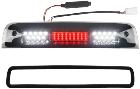 RAVSOFT Tercera luz de freno LED con lente ahumada con junta de sellado para Dodge Ram 1500 2500 3500 2009-2018 montaje de lámpara de parada de montaje alto