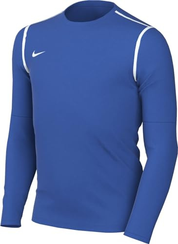 Nike FJ3008-463 Y NK DF PARK20 CREW TOP R Sweatshirt Unisex ROYAL BLUE/WHITE/WHITE Size M