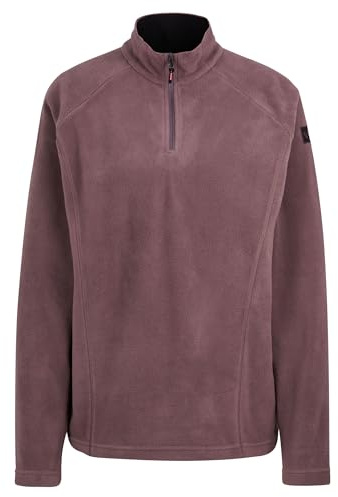 Ziener Damen JANUKI-Z Skipullover, Midlayer, Fleece-Shirt | warm, elastisch, Recycled, Dusty Violet, 38