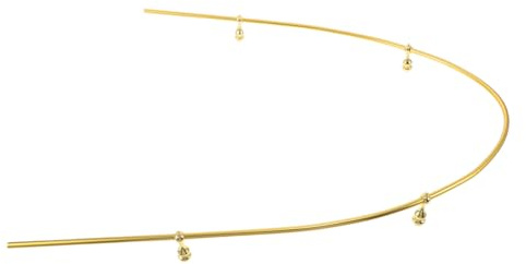 SOIMISS Rails De Galerie pour Étagères Connecteurs Angle Métal Accessoires De Main Courante Plats pour Garde-Corps Verre De Connexion pour Meubles