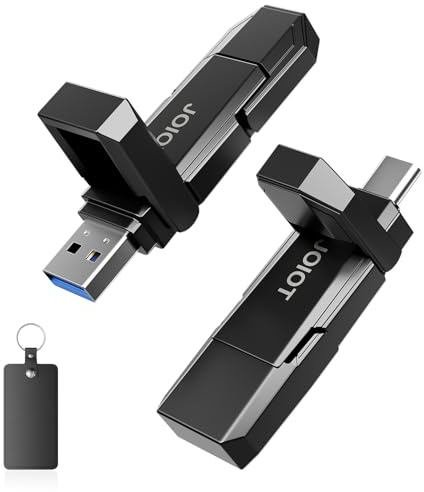 SSD Externo 256GB Disco Duro Externo SSD Pendrive USB C Portatil Type-C and USB 3.2 Pen Drive Speed up to 450MB/s Memorias USB for iPhone 15/16/17 Android Phone Laptop Tablet