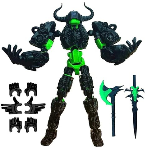 DiiWmme T13 Action Figure Pre-Assembled Dummy 13 Robot 3D Printed Toy