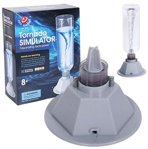 Tornado Maker Science Kit Tornado giocattolo a batteria, ricicla una bottiglia vuota per costruire il creatore per ragazzi e ragazze dagli 8 anni in su